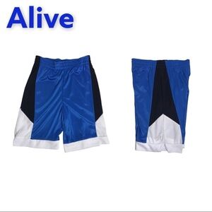 NWT Alive Blue & Black Color Block Boys Shorts